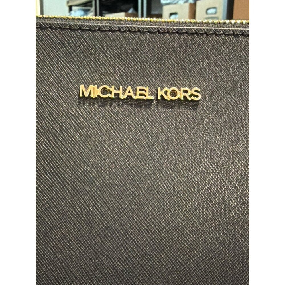 Michael Kors Black Saffiano Leather Tote Bag NEW - Picture 2 of 8